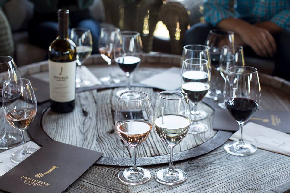 Wine pairs nicely with good friends. 

Experience our tastings &gt;&gt; jamiesonranchvineyards.com/visit 

#napavalley #visitnapavalley #winetasting