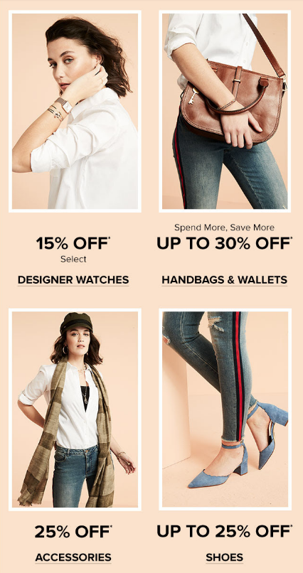 Put the finishing pieces on every outfit. The Accessories Sale is on now at <a href="/hudsonsbay/">Hudson's Bay | La Baie d'Hudson</a>! Ask in store for details. #BCsale