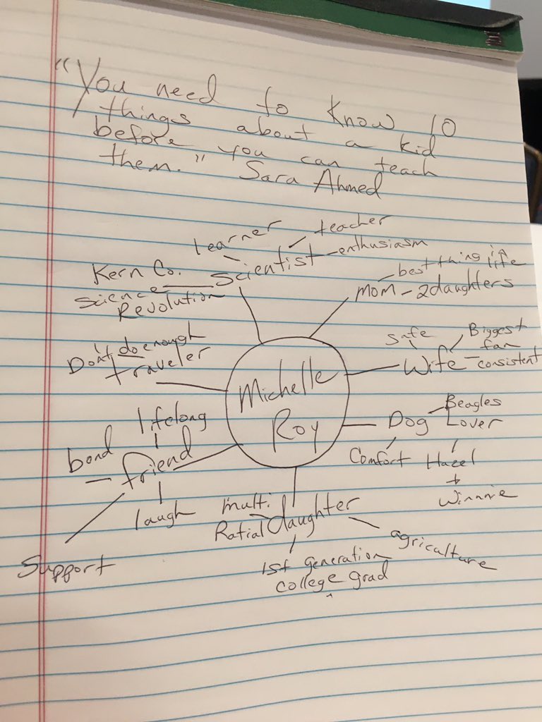 miroyscience's tweet image. “You need to know at least 10 things about each kid before you can teach them.” @SaraKAhmed #CISC2019 #KCSOSlearns