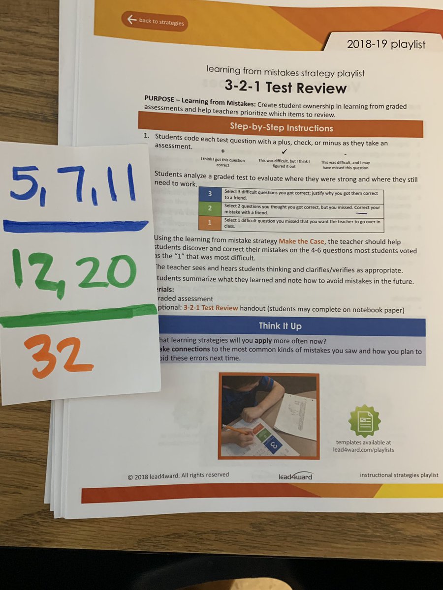 CChavez_VDSES's tweet image. #InstructionalStrategiesPlaylist from #Lead4ward to go over Spring Benchmarks. @STrujillo_VDSES students take ownership in learning by prioritizing which questions need teacher review and which questions they can help each other. #EaglesSoar  #TeamSISD  @IOjeda_VDSES @VDelSol_ES