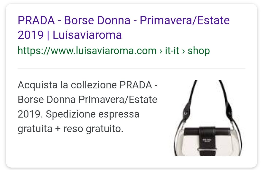 AntonioD_79's tweet photo. Volevo segnalare ad @AlessiaMorani che, sulla nuova collezione #Prada primavera/estate, la spedizione ed il reso sono gratuiti. Così avrà più tempo da dedicare a fare opposizione in Parlamento. https://t.co/PhhZbKDMzg