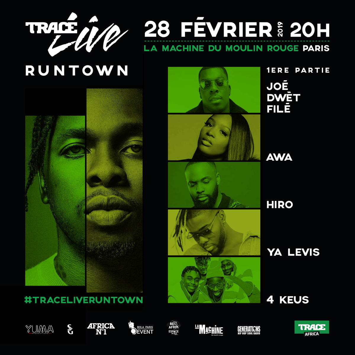 Ne passez pas à côté de la soirée la plus chaude de cet hiver :
<a href="/iRuntown/">Runtown</a> à la <a href="/LaMachineParis/">La Machine du Moulin Rouge</a> le 28 février avec des guests d'exception : <a href="/JoeDwetFile/">JOÉ DWET FILÉ</a> , <a href="/AwaImaniMusic/">AWA IMANI</a>, <a href="/HiroLeCoq/">HIRO 🇨🇩</a>, <a href="/yalevisdalwear/">Ya Levis</a>, <a href="/4keus_Officiel/">4Keus Officiel</a> 🔥🔥🔥
👉🎫 bit.ly/RUNTOWN-concer…