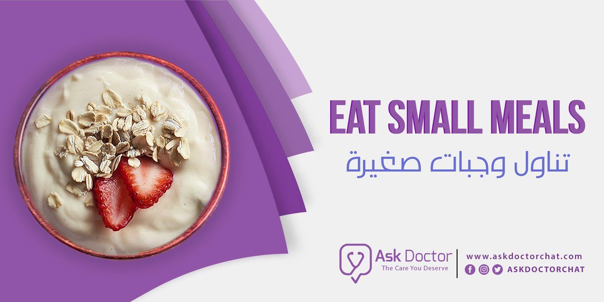Askdoctorchat's tweet photo. Eat small meals 
We are here to help you concerning your meals
#nutrition #nutritionist 
https://t.co/pkszAHW9q4 https://t.co/5ACKmY9QgN