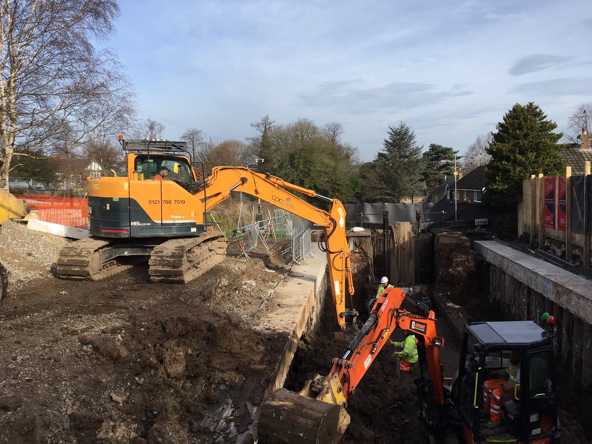 JohnPAckroyd's tweet photo. Marple Lock 11: photos taken today of the excavation and carefully dismantling the lock walls. This is major civil engineering work! We need to save the sandstone blocks and reuse them in reconstruction laying them in the same order. https://t.co/sRKK8XeFDU