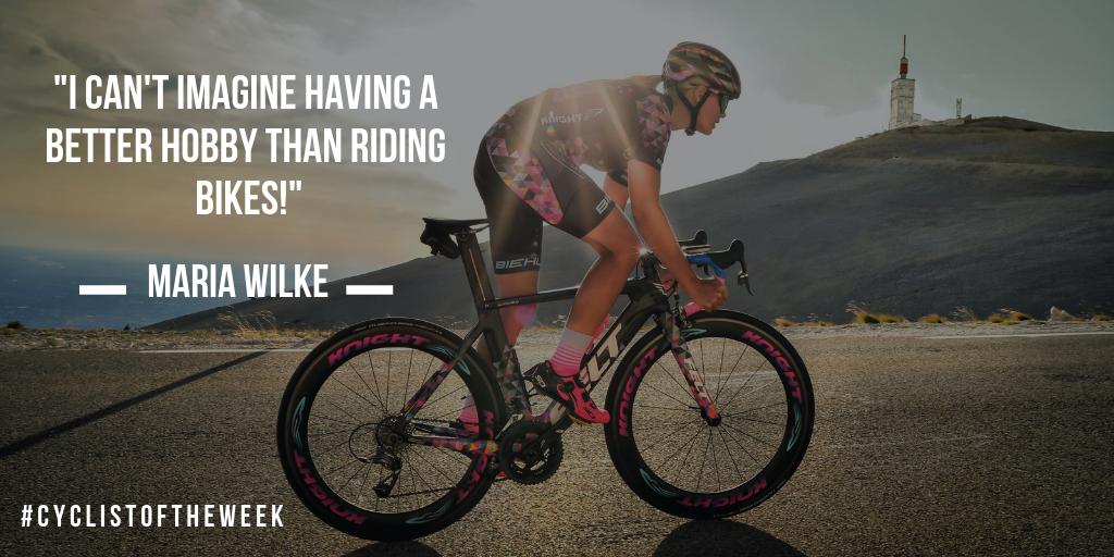 UCI_cycling's tweet photo. "I can't imagine having a better hobby than riding bikes!"
Stay tuned for 5pm CET on Instagram UCI 📱 as we reveal our #CyclistoftheWeek Maria Wilke 🇩🇪 and her passion for two wheels! 🚲
👉 Instagram UCI 🔗https://t.co/Kxftq1Y40j https://t.co/qQk43ORPgr