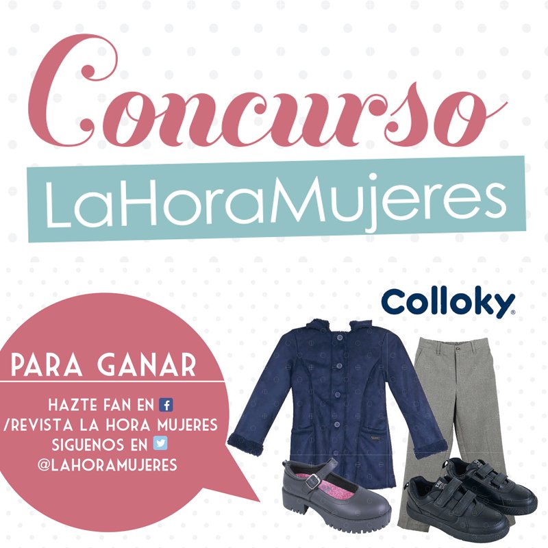 LaHoraMujeres's tweet photo. La Hora Mujeres y @CollokyChile te invitan a #participar por una de las 3 #GiftCards, para que el regreso a clases de tus hijos no sea un problema 💆♀️😉
Para ser una de las #ganadoras ingresa aquí: https://t.co/D9h8i4S3Bo 🤓
#FelizViernes #Concurso #Escolares #Colloky https://t.co/CtyOqM5YHC