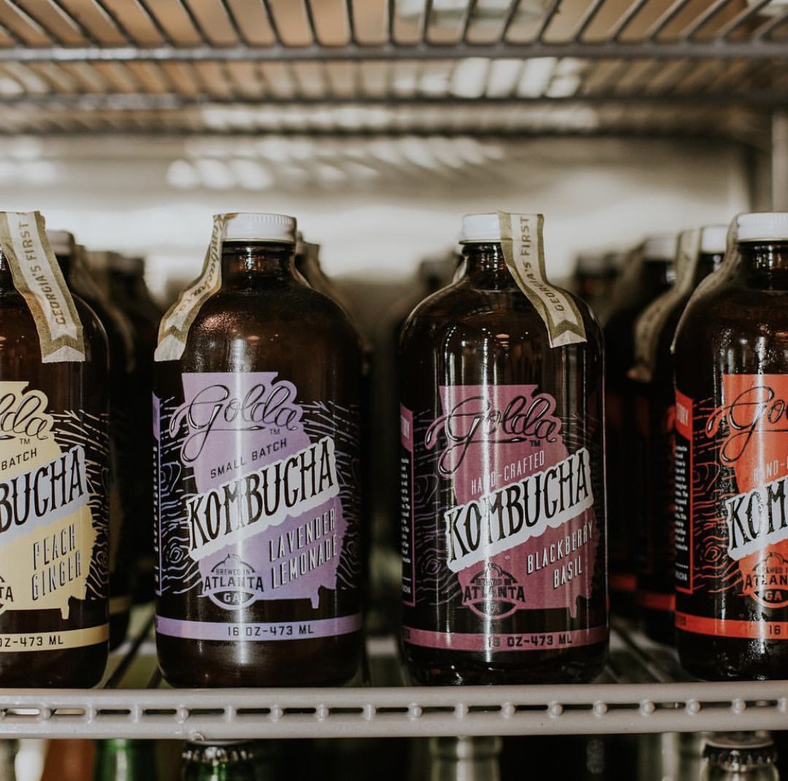GoldaKombucha's tweet photo. There is not much better than a fully stocked fridge of #goldakombucha https://t.co/KTpfE78H30