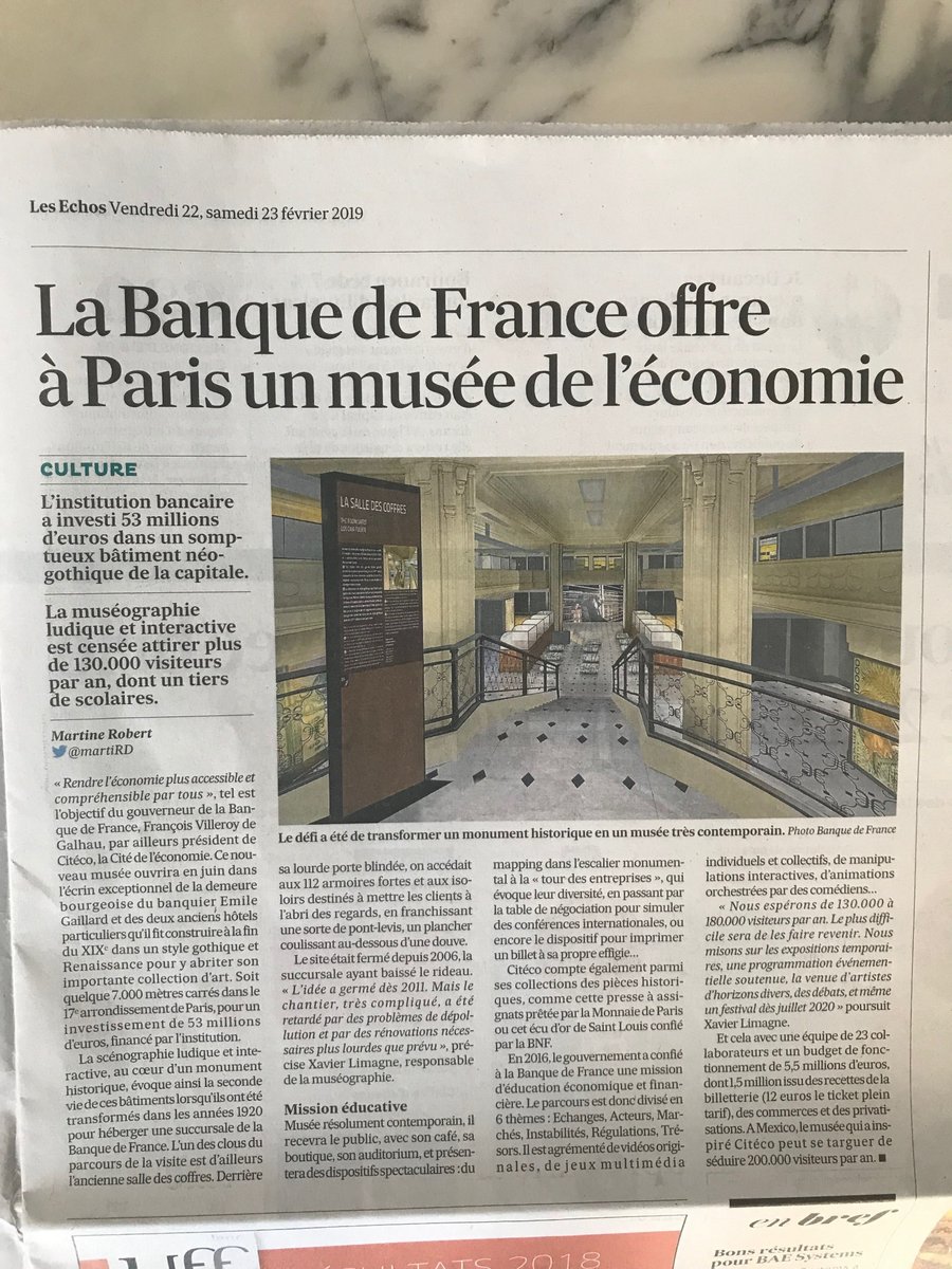 citeco_officiel's tweet photo. Les Echos sont venus visiter Citéco, et nous parle de son ouverture ! 💡

https://t.co/OFC0QaBQuo https://t.co/ReeOnofb1g