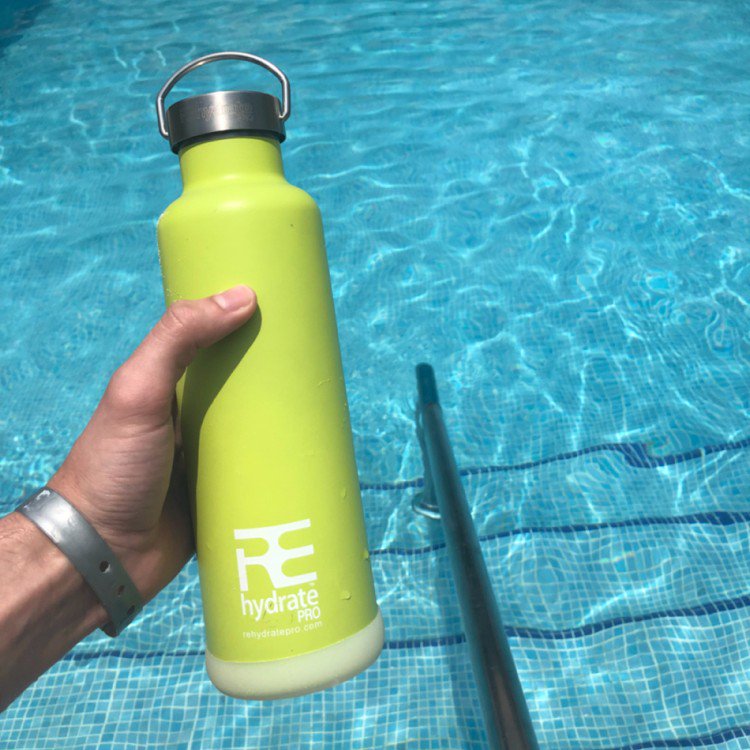 Throwback to last year's sunny summer. We're excited to get out our ReHydrate Pro, perfect for keeping your drink of choice cold and refreshing. #water #rehydrate #savetheocean #reuse #noplastic
