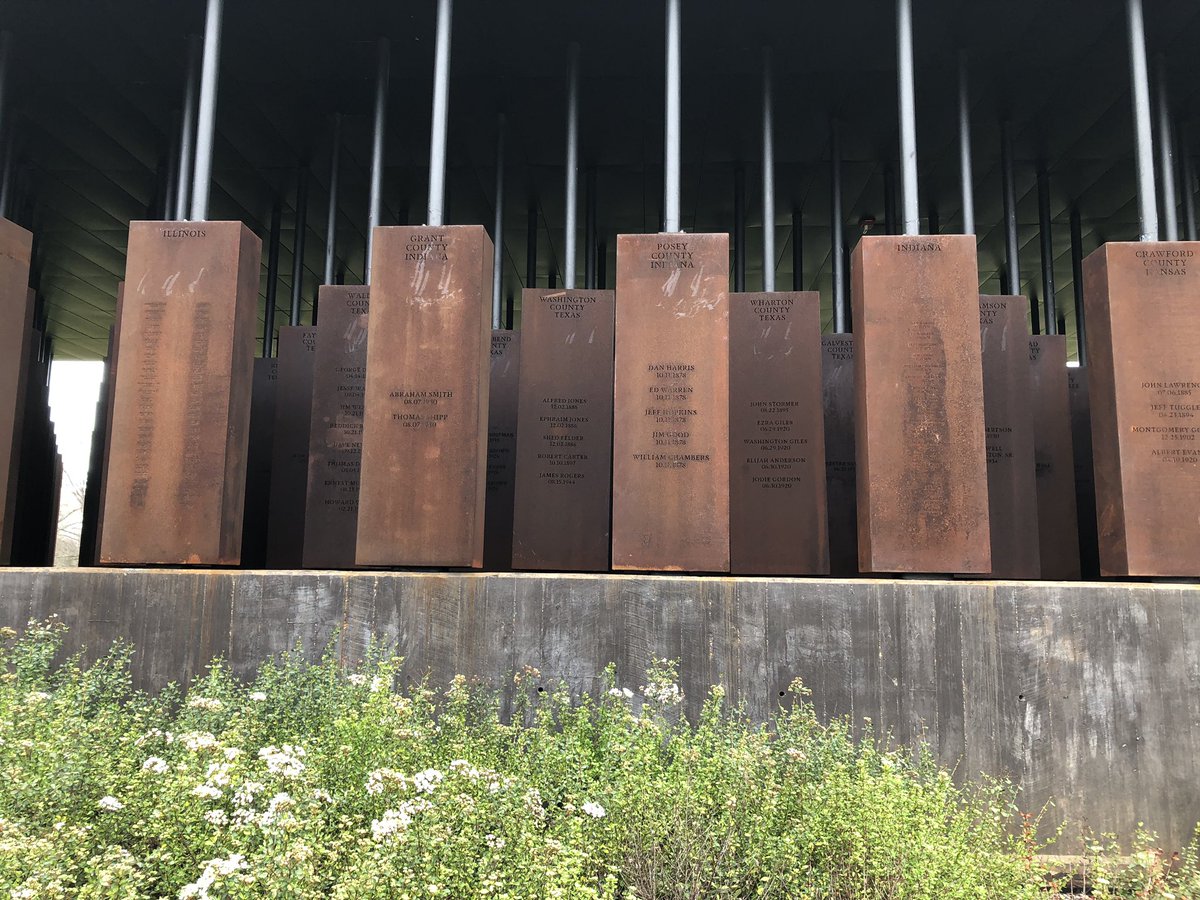 ircrc's tweet photo. This is the Indiana area of the National Monument for Justice and Peace in Montgomery.
Next steps would be for the counties named to send jars of soil from the sites to Montgomery and place historic markers at the sites.
#SacredMemory #CryOfBlackBlood #sdpc19 https://t.co/V9Pxi9KknU