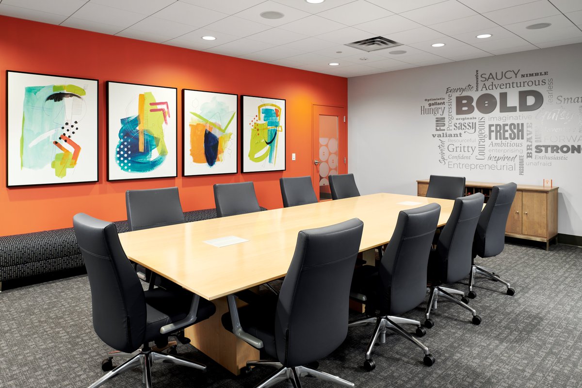 CrawfordMerz's tweet photo. We enjoyed working w/ @BoldOrangeCo on their new headquarters at 100 Washington Square! Fun project team of AWH Architects, @ColliersMSP, and Shorenstein. @BlaineKolles @SheilaHanson16  #creativespaces #tenantbuildout @CrawfordMerz https://t.co/YKcOde9aX8