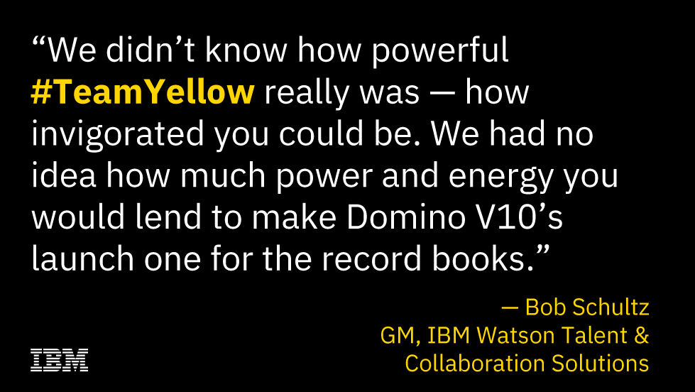 HCLDigital's tweet photo. #Flashback to last week's ICS Community Day at #Think2019. Missed a session or want to see it again. Check out our replays. #dominoforever #TeamYellow #ThinkCollab https://t.co/9s1te22UYy https://t.co/KxbYfSF4dT