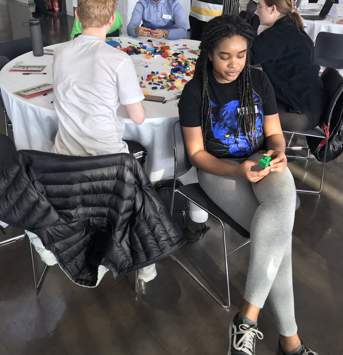 CamillaGordon's tweet image. Practicing communication skills using Lego #launchit