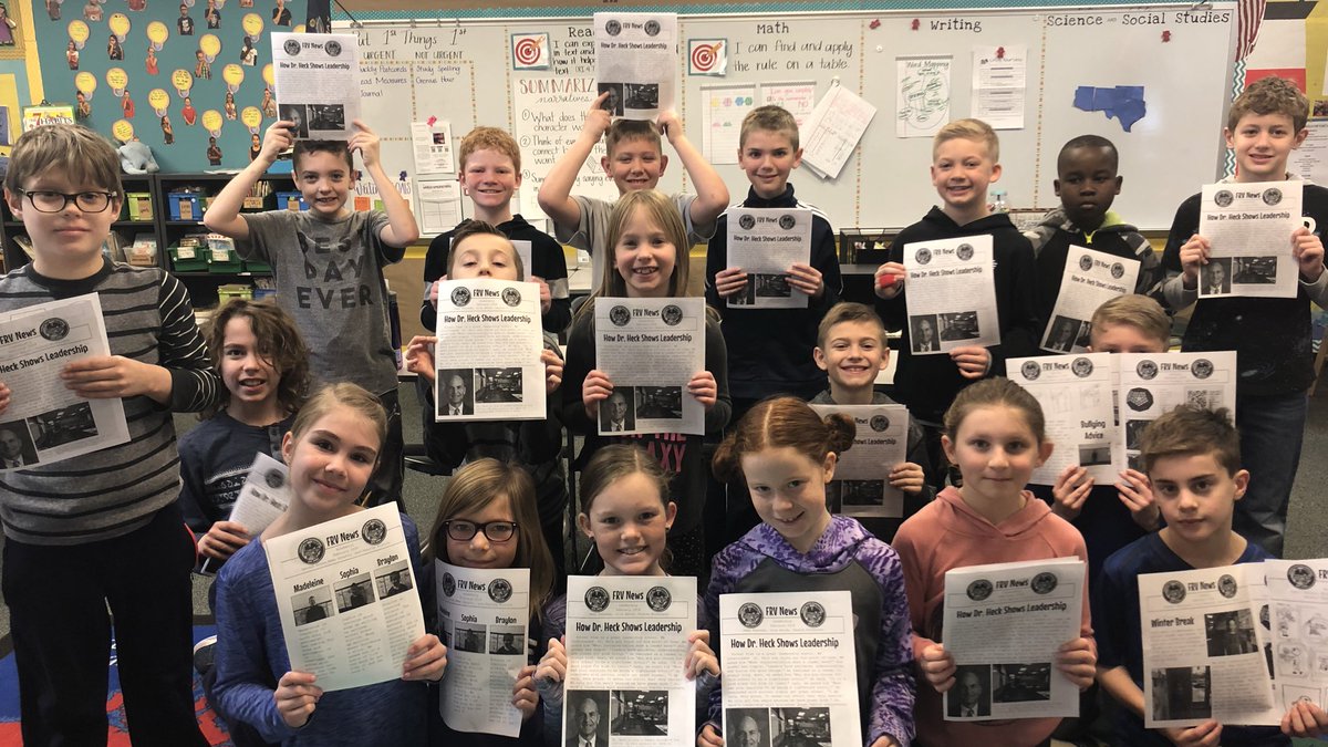 We passed out our first school newspaper of 2019 today! #authenticwriting #elementaryjournalism
