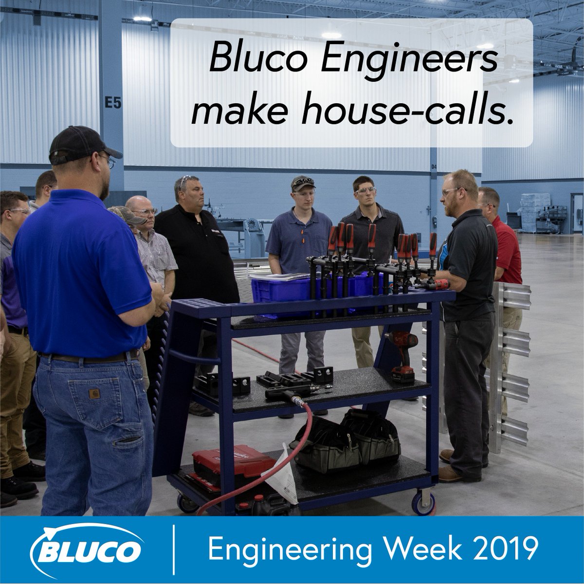 Our dedication to you doesn't stop once your system ships. Our on-site training helps optimize the use of your new system in your own work environment. 

#NationalEngineersWeek #Engineering #TheBlucoDifference