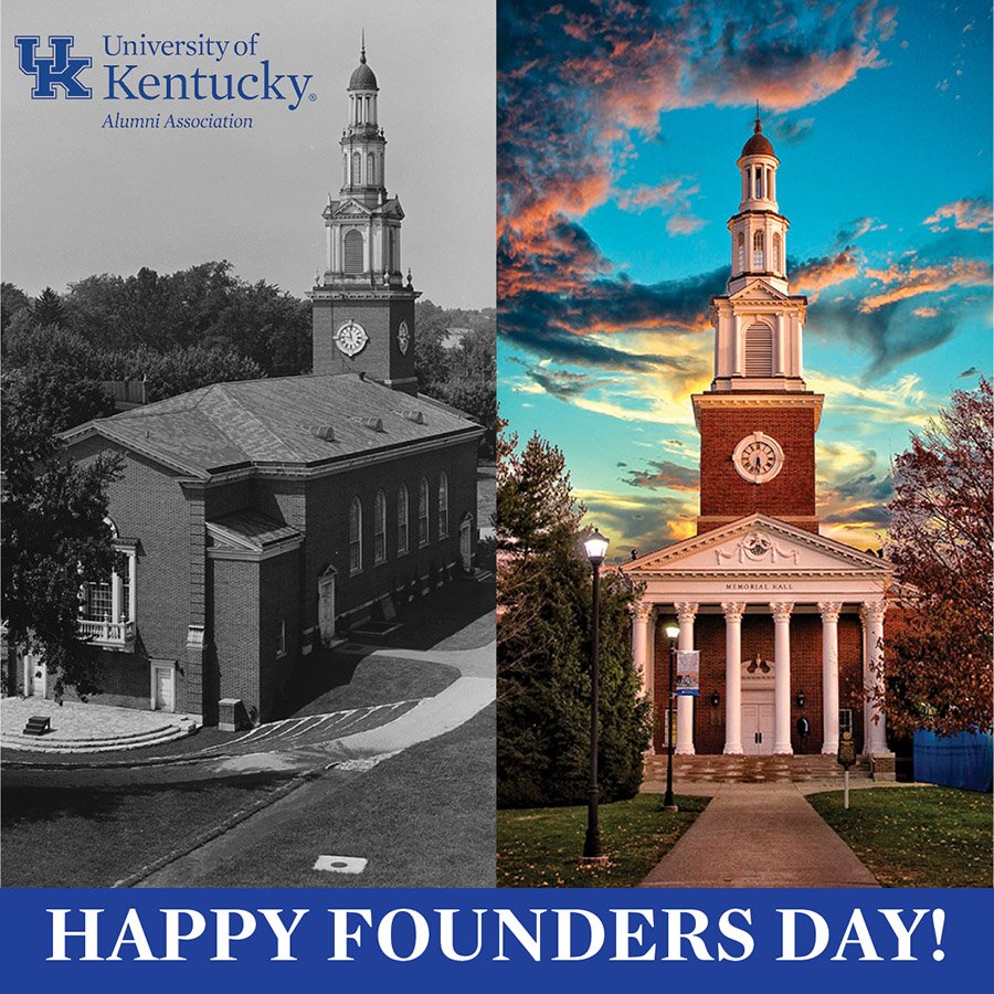 kentuckyalumni's tweet image. Happy Birthday to @universityofky on its 154th birthday! On Feb. 22, 1865, UK was established by the General Assembly of Kentucky as the Agricultural and Mechanical College of the Kentucky University. Learn more about UK’s history at bit.ly/1UarShF #seeblue #WeAreUK