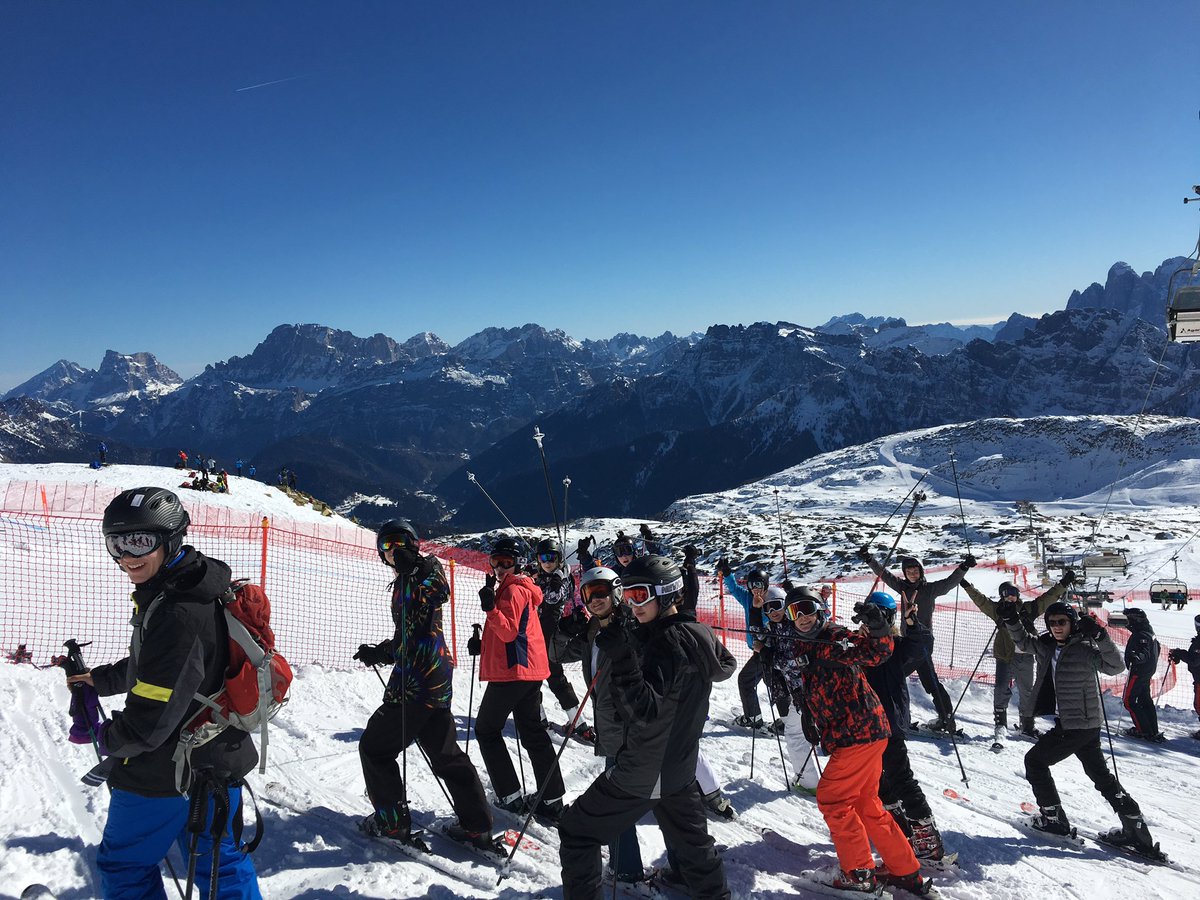RHSCskitrip's tweet photo. And that’s it for the 2019 ski trip! 🎿 

The staff would like to say a massive well done and a big thank you to the students who behaved impeccably throughout the week and made huge progress!

What a group!

#Falcade2019 https://t.co/Sz9R9uWbCU