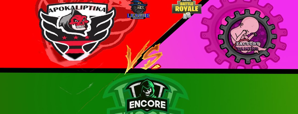 [ #APOKFortnite ]

¡FINAAAAL!

🆚<a href="/Teamencore2/">Team Encore</a> Y <a href="/FactoryGaming_/">FactoryGaming</a> 
🏆<a href="/league_wizards/">LeagueWizards™</a> 
📆22/2/19
⏰21:30🇪🇸(Horario peninsular)
📽️Lo podréis ver por los canales de @msanz3331 y <a href="/ngelperla2/">- eelegant</a> 🔽
youtube.com/channel/UC7e9g…
youtube.com/channel/UCeiaF…

#VamosAPOKALIPTIKA