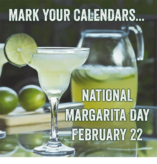 On this day it is very important to remember it is #nationalmargaritaday 😁! #TGIF 🍸🍹🍸#friday #weekend #margarita #celebrate #instaweekend #instagood #instagram #twitter