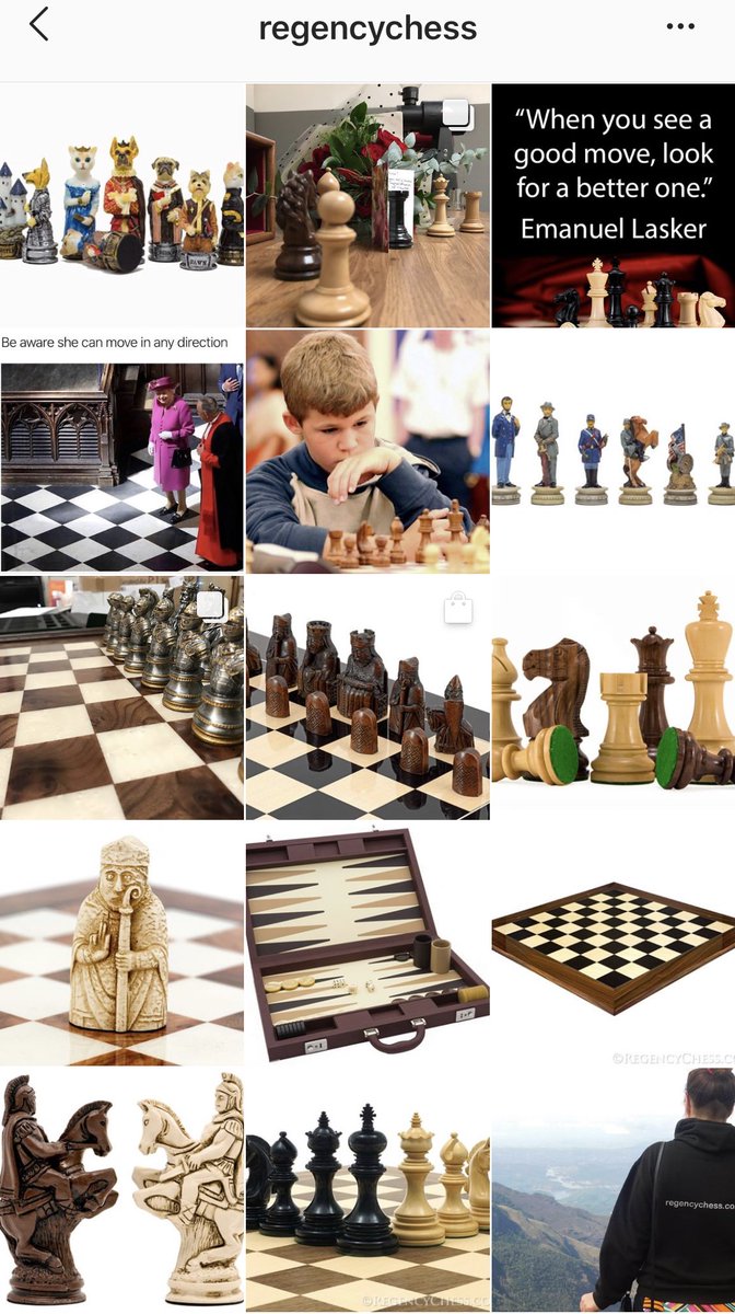 regencychess's tweet photo. Do you follow us on #Instagram? If not search for #RegencyChess (same as our Twitter) and we will pop up. Give us a #follow and check out our feed. 🙂
Link: https://t.co/EfiPAVz9kg
#Chess #ChessBoard #ChessPiece #Follow #Like #ChessSet #FollowUs https://t.co/2FKtkvenyo