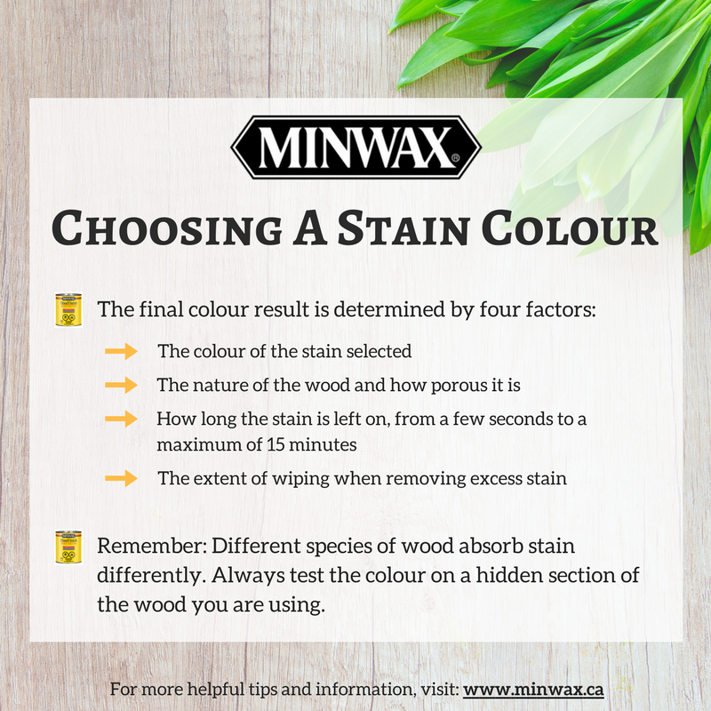 Choose from over 100 stain colours, using our online Minwax® Stains Colour Guide: ow.ly/r48M50kOLrL