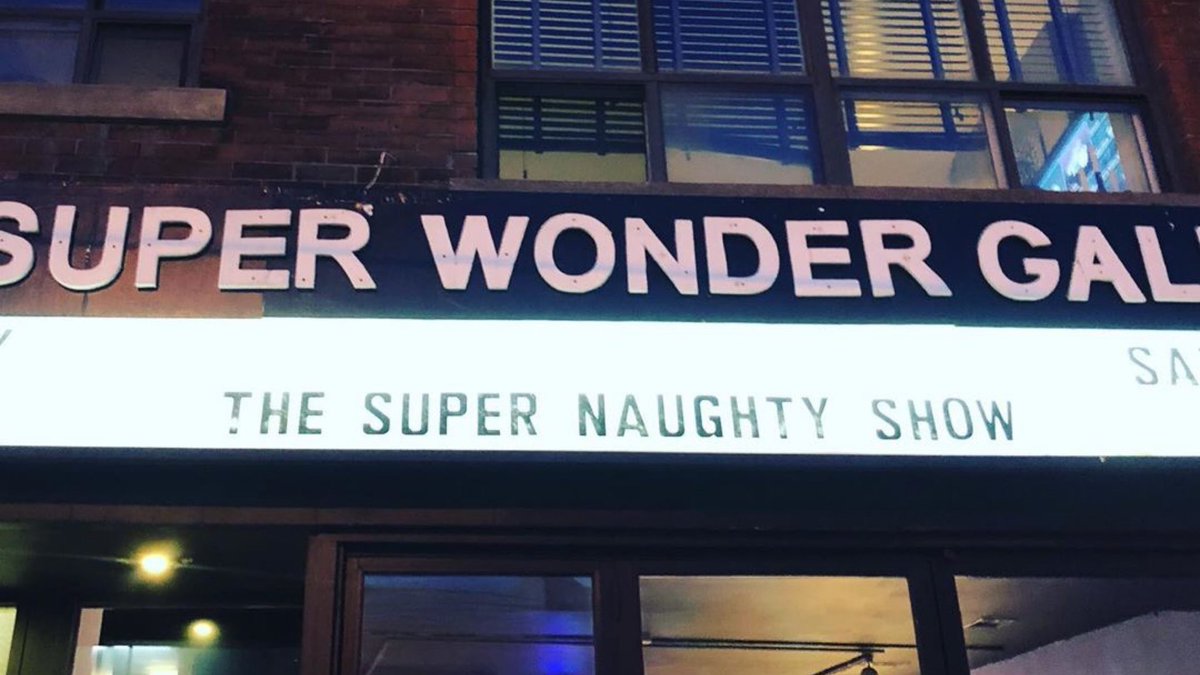 ArtSuperWonder's tweet photo. It’s finally here! The #SuperNaughtyShow starts tonight at 8. See you there! https://t.co/WesxkuoDAp