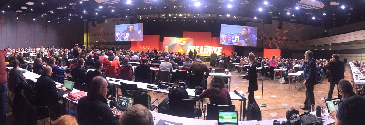 ⁦<a href="/dieLinke/">Die Linke</a>⁩ -ren kongresoa hasi da Bonnen. Besteak beste, Europako Parlamenturako programa eta zerrenda erabakiko dute ordezkariek.