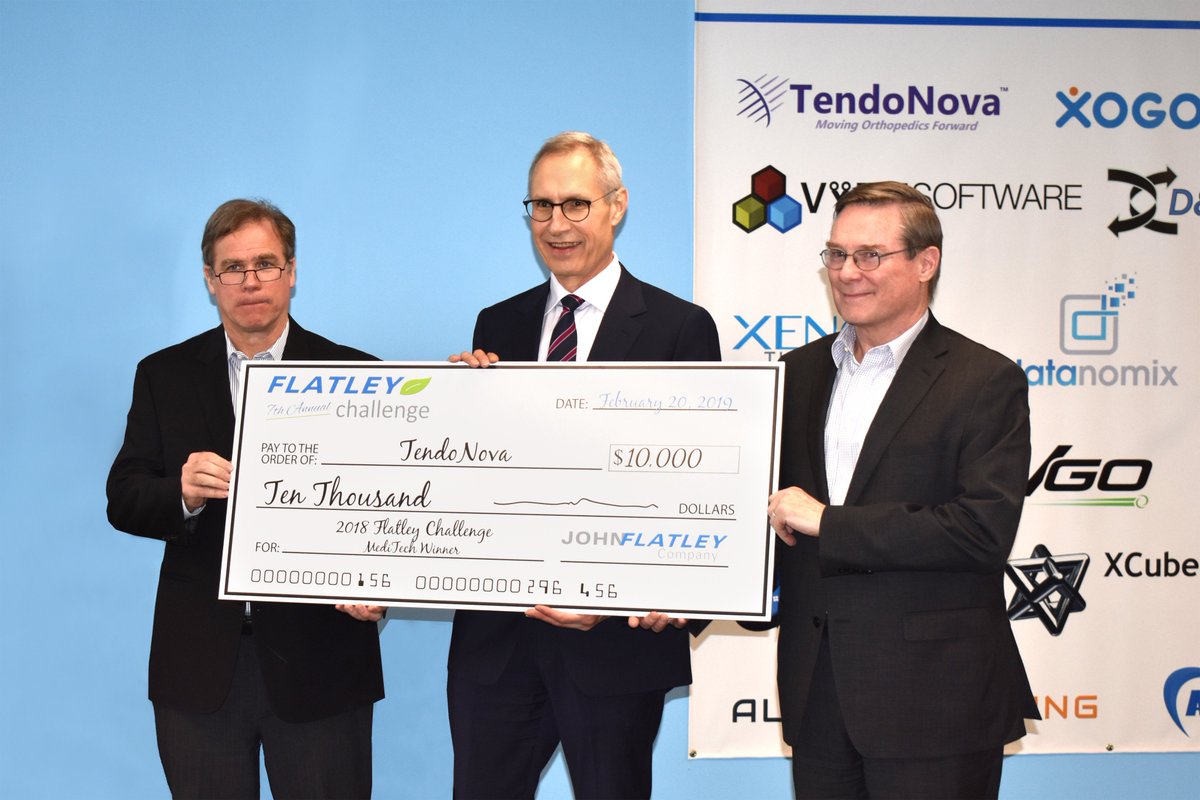 𝐓𝐚𝐤𝐢𝐧𝐠 𝟏𝐬𝐭 𝐩𝐥𝐚𝐜𝐞 𝐢𝐧 𝐭𝐡𝐞 𝐅𝐥𝐚𝐭𝐥𝐞𝐲 𝐂𝐡𝐚𝐥𝐥𝐞𝐧𝐠𝐞 #MedTech 𝐜𝐚𝐭𝐞𝐠𝐨𝐫𝐲 𝐢𝐬 Roy Wallen, CEO of <a href="/TendoNova/">TendoNova</a> Developed it's Ocelot™ system - a hand-held device with a single-use disposable component for treatment of chronic tendon pain.