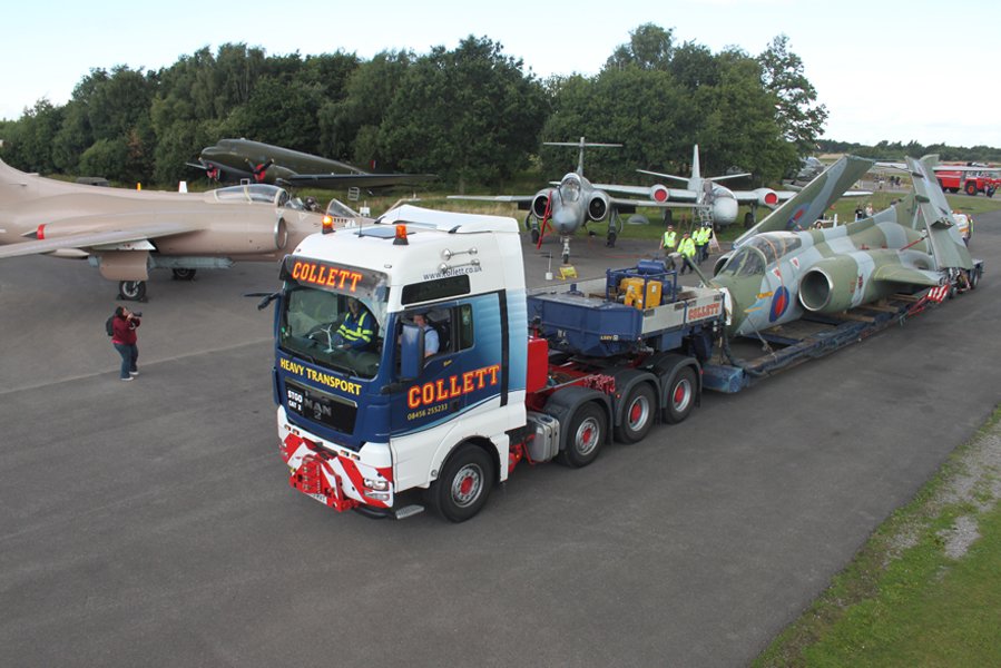 mantruckbusuk's tweet photo. As the #Tornado takes its farewell tour across the UK it makes us remember the @collet road movement of the #Buccaneer from BAE Systems to Yorkshire Air Museum, great pics. https://t.co/PU2cCcJpEX