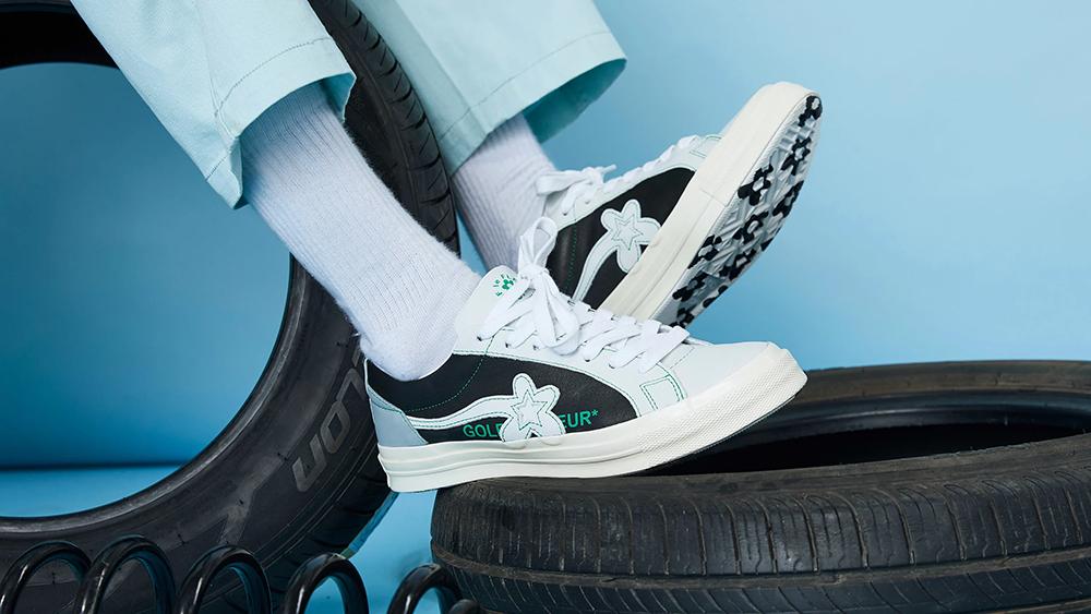 golf le fleur converse barely blue