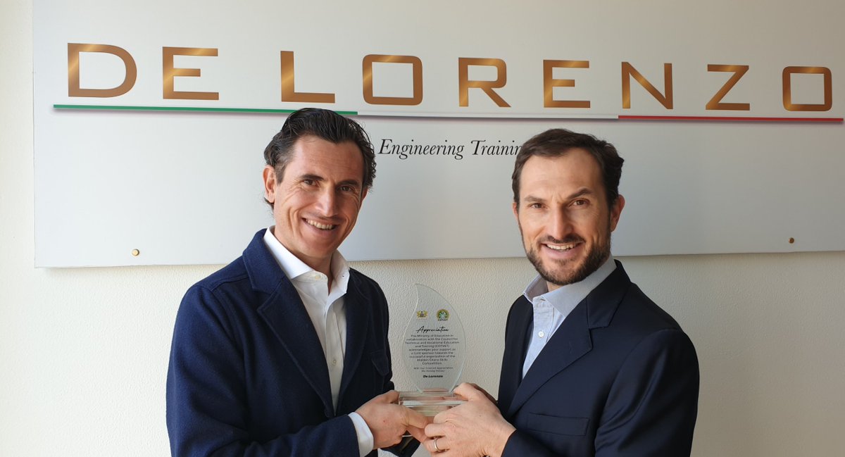 De Lorenzo Global On Twitter A Warm Thank You Cotvetgh For The Plaque Of Appreciation It Was Our Pleasure And Honour To Sponsor The 2018 National Skills Competition We Confirm Our Commitment
