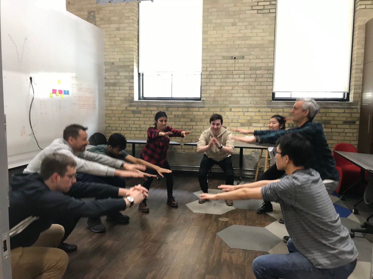 tdlab's tweet photo. We're on week #7 of the @TDLab_ Fitness Challenge. Some days have been tough, but we've learned that life has its ups and downs- we just call them squats. #fitnessfriday #TDLabLife #CoOpLife #Gains #puns #innovation https://t.co/Irws7DWzqu