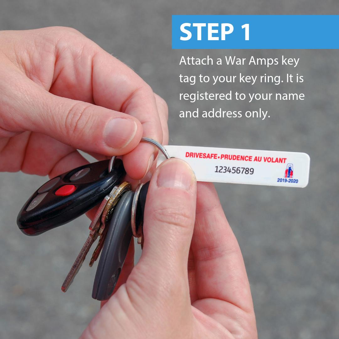 TheWarAmps's tweet image. Using a War Amps key tag is as easy as 1⃣,2⃣,3⃣! Our annual key tag mailing is now underway across Canada. You can check to see when your 2019 tags will arrive, or order a set online at waramps.ca/ways-we-help/k…. #keytags #freeservice #lostandfound