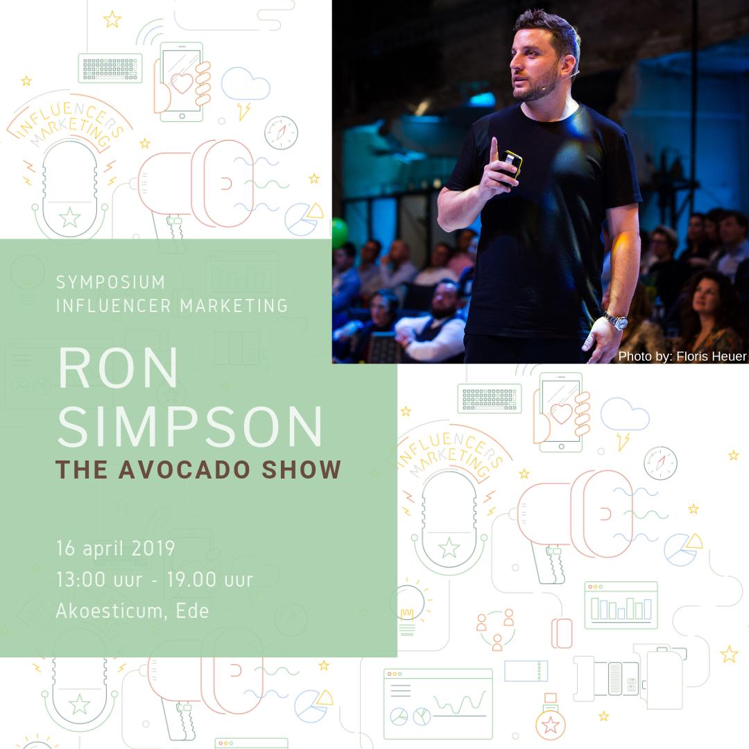 In zijn tienerjaren ontdekte creatief ondernemer Ron Simpson zijn eigen marketing formule! Meer weten over deze entrepreneur, artiest en levensgenieter? Bezoek het Symposium over Influencer Marketing op 16 april @ Akoesticum, Ede!