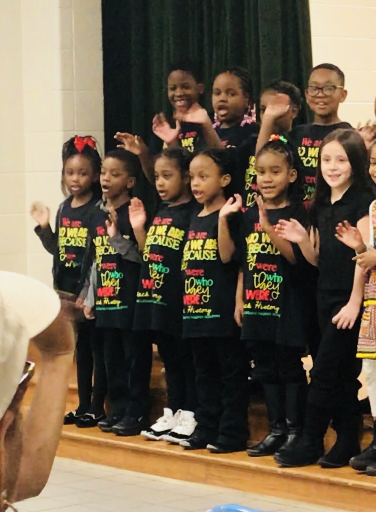 leapintopurpose's tweet photo. My Angel Rose did a phenomenal job during her Black History Program! PLUS, @DAndreWeaver did a fantastic job with his portrayal of “God”. Shout out to Principal @AngelaSmithRob1, teachers and students who worked diligently to bring our history to LIFE! @CockrellHillLMA https://t.co/oLBEeh31x9