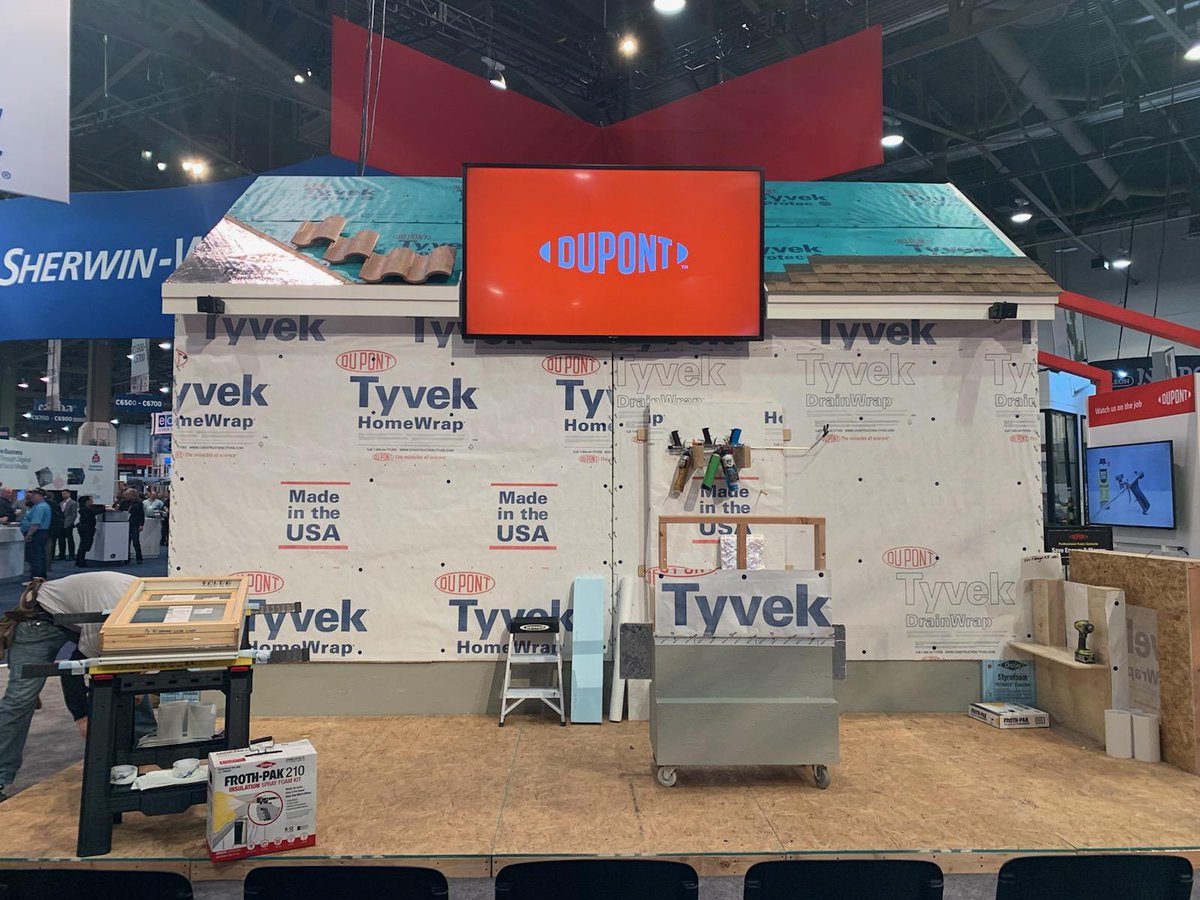 dupontpbs's tweet photo. That’s a wrap! Thank you to all who visited our booth @IntlBldrsShow. Find out more about our product portfolio here: https://t.co/Eh3yTHuZHQ https://t.co/Hy6arnUIYN