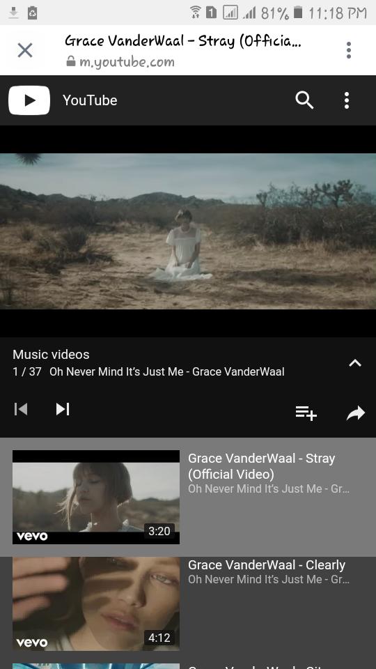 krismasmore's tweet photo. @GraceVanderWaal 
#gracevanderwall #stray https://t.co/b3qle7Gy7t