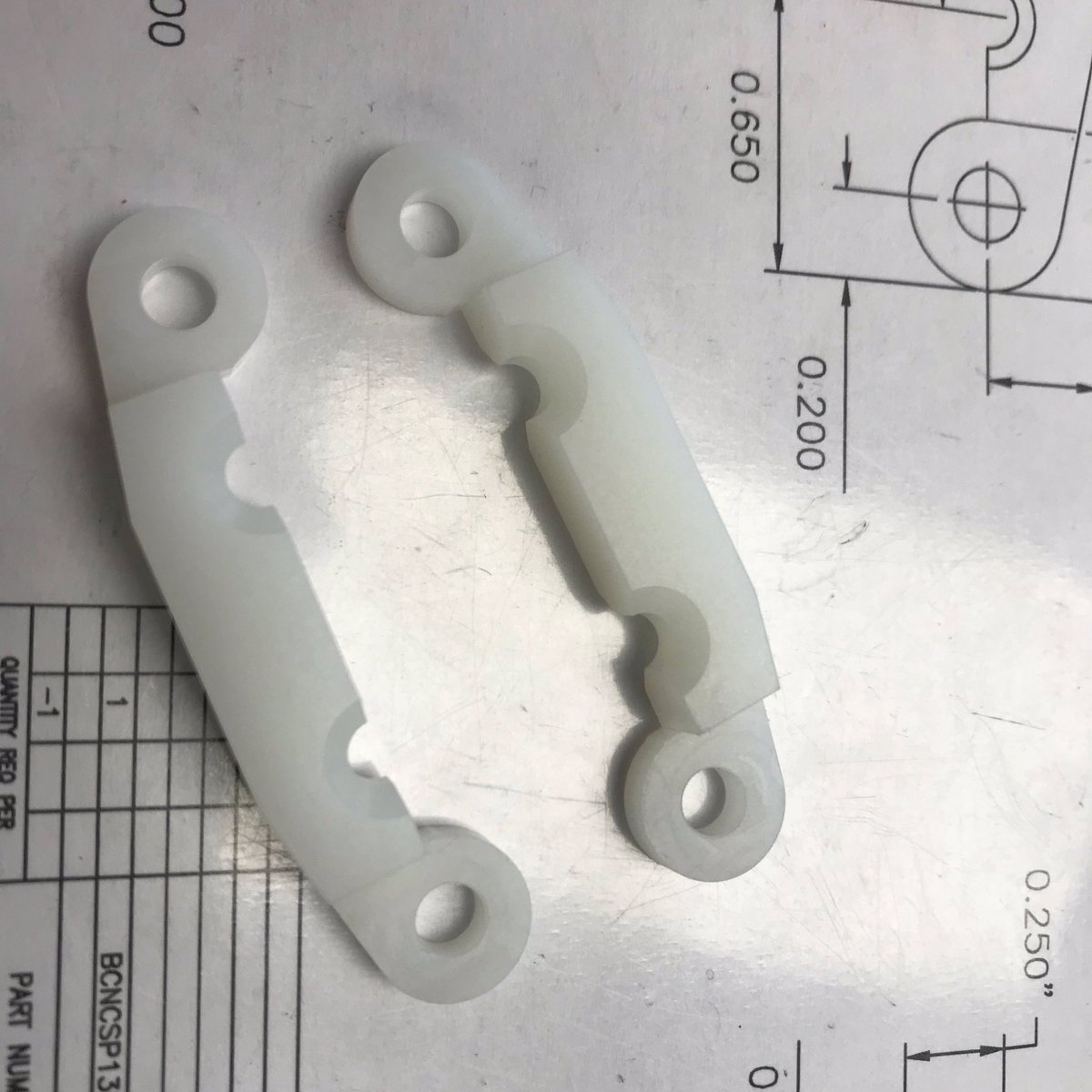 HunterMfgSvcs's tweet image. Our 1st use of cryogenic deburring on these nylon 6/6 machine part. Works amazing and a great time saver!
#cyrogenic #debur #deburring #deburringtools #instamachinist #instamaching #madeinusa #huntermfg #usmanufacturing