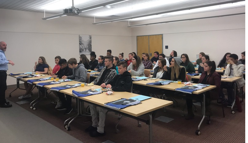 Quakertown Seniors visiting Bucks County Community College today to plan for next year and life beyond the walls of QCSHS. We are proud of you!
