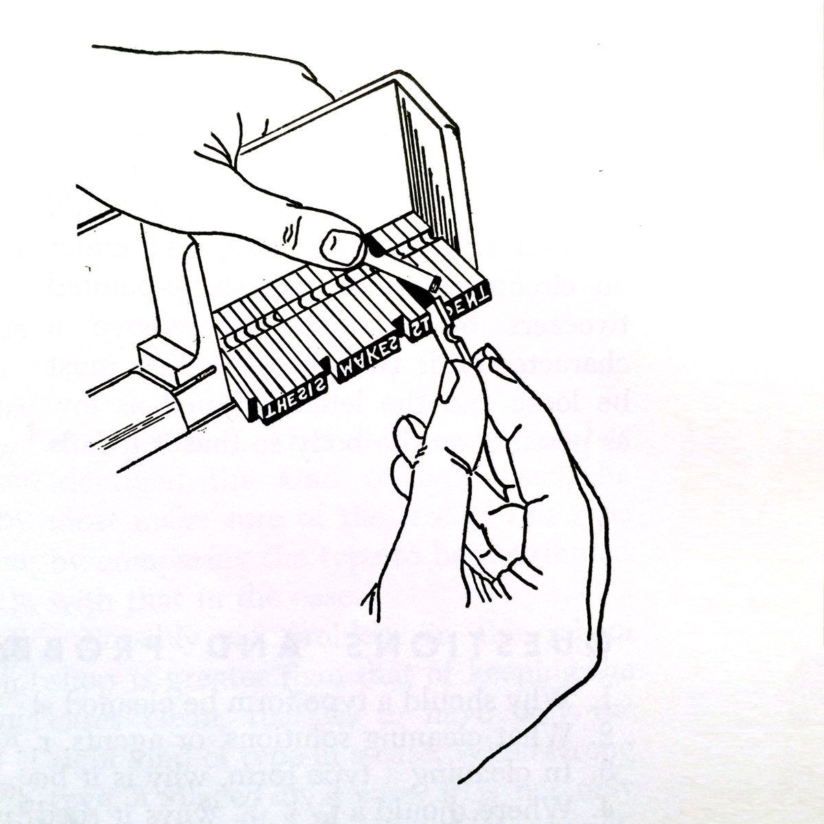 theorosendorf's tweet image. Slow Edit #type #typography #movabletype