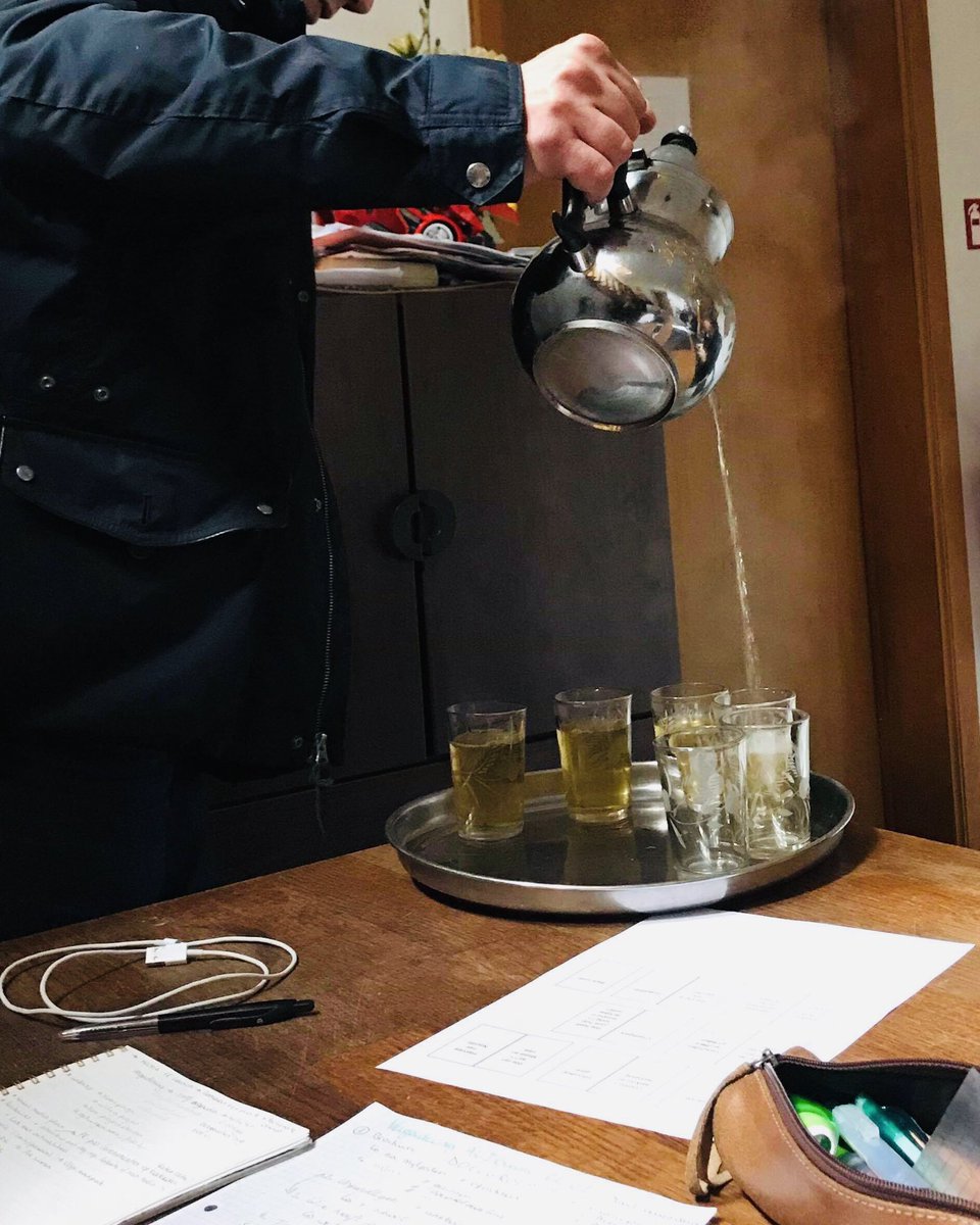 Sdebelder's tweet image. Today’s successful meeting with a cup of moroccan tea 🌿 Thank you @Al_IKRAM_ #tibproject #masterMPC