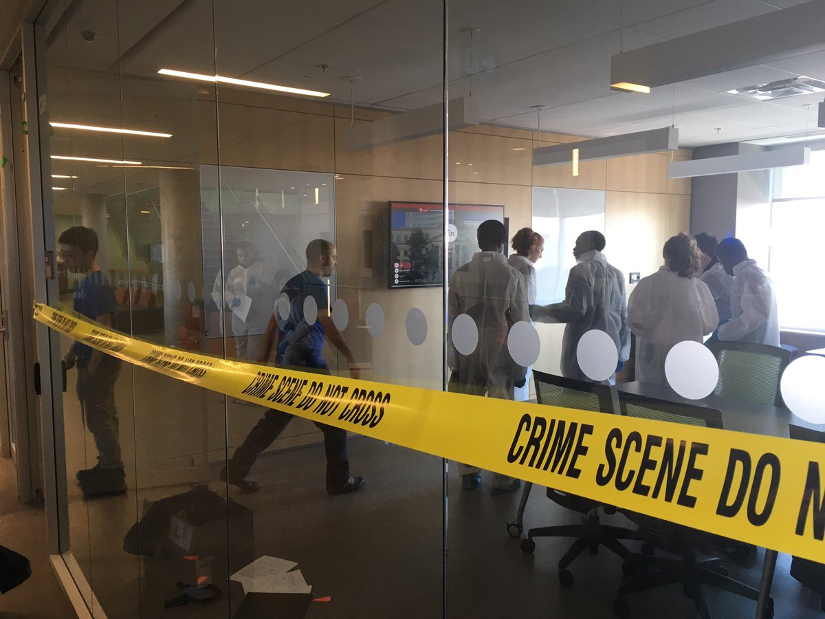 EWaldenScience's tweet photo. With reasonable chaos for over a hundred people: CSI DAY is off to the races @LTSOttawa #csiday2019 https://t.co/WLIjv7kyIr