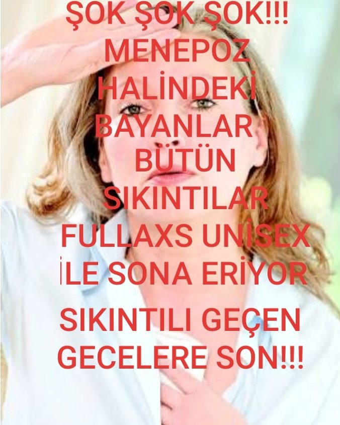 Şok Şok Şok bütün sıkıntılara fullaxs ile son dünyada tek unisex performans arttırıcı şimdi sizleri bekliyor 25 yıllık tecrübe sizlerle buluşuyor ...