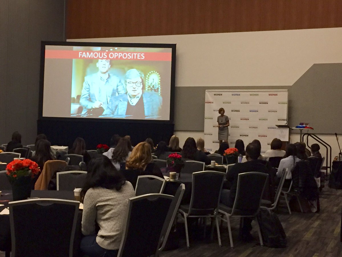 ashleyhauger's tweet photo. Already picking up tips and tricks at breakfast - how extroverts and introverts can work together to be successful. #WatermarkConf @JennKahnweiler https://t.co/DFo5SFg7ht