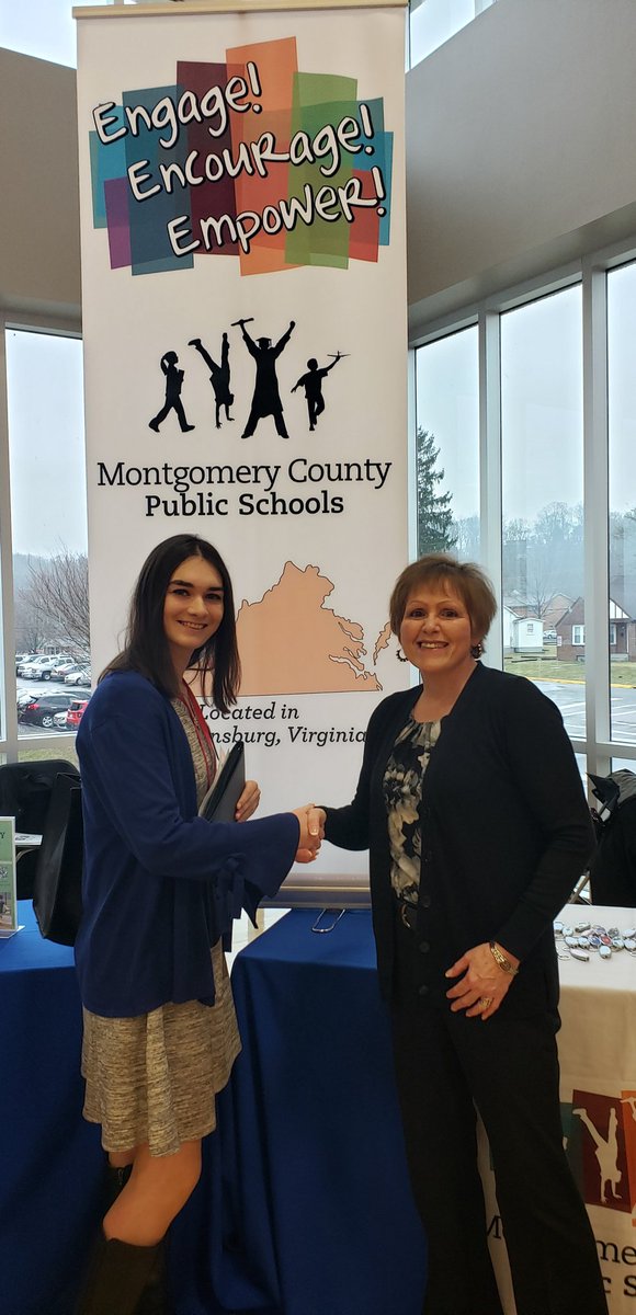 Recruiting at RU! Love being at my alma mater with my girl Gwen! <a href="/radfordcareer/">RU Career and Talent Development</a> <a href="/MCPS_HR/">MCPS-HR</a> <a href="/MarkMiear/">Mark Miear</a> <a href="/radfordu/">Radford University</a> <a href="/radford_alumni/">Radford University Alumni</a>