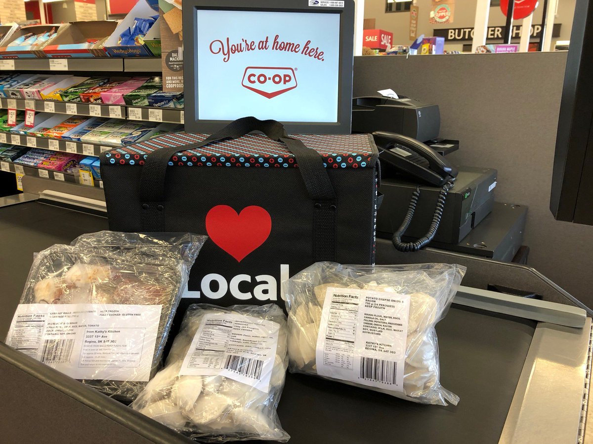 sherwood_coop's tweet photo. #LocalFlavourFriday
Cold weather and comfort food go hand in hand in our books. We think Kathy's Kitchen perogies are amazing at hitting the right spot! Made right here in Regina and sold in Sherwood Co-op food stores! #SupportLocal #ShopLocal https://t.co/vE2GfoRsz5