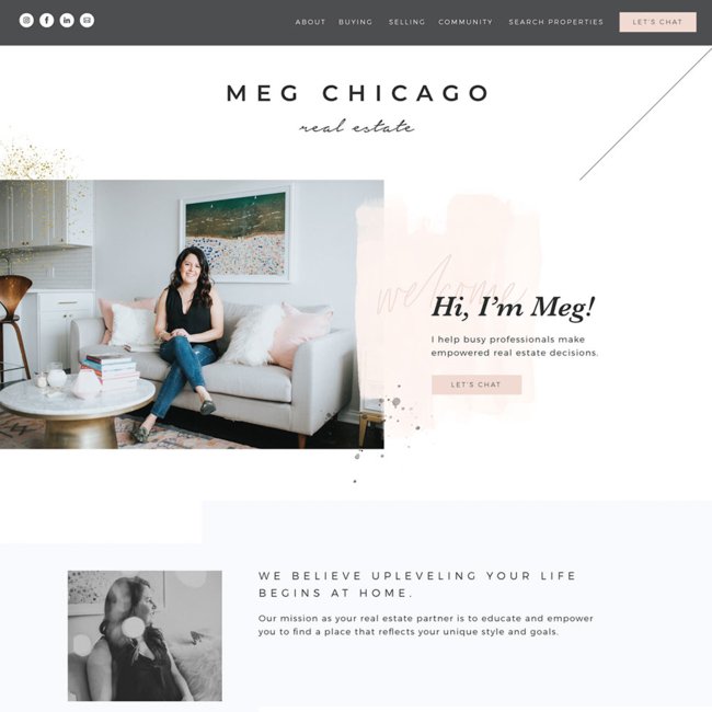 🎉🙌🏼 Meg Daday is LIVE on Squarespace today!! We loved working with Meg on a Restyle of our Meticulous Template for her Real Estate website. 

Check out the full design on our blog with the link below! 

golivehq.co/blog/meg-chica…