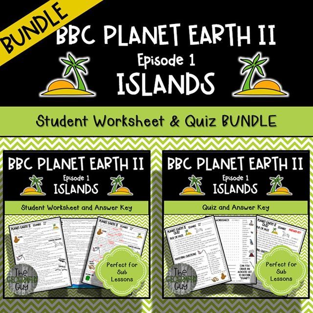 thegeogguy's tweet photo. Needing a good sub lesson? Or have you hit the February slog and need an easy but engaging task? This bundle is on sale right now! The worksheet and quiz bundle for planet earth 2, episode 1 “Islands” is an easy lesson plan to set up and go. More episodes coming soon. Be sur… https://t.co/EfqhGvXfFe