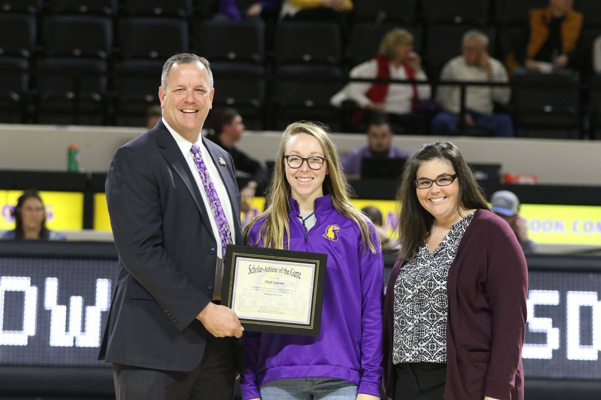 Congratulations Heidi Lawson of <a href="/TTUWomensgolf/">TN Tech Women's Golf</a>, our <a href="/Wendys/">Wendy’s</a> Scholar-Athlete of the game at the Feb. 21st women's basketball game! #WIN