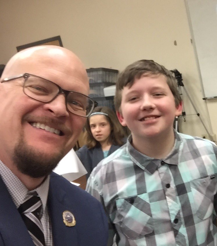 drsefrit's tweet photo. Very impressive presentations on how to minimize or eliminate erosion in the Jefferson Creek this morning! #ImpressiveStudents #ThoughtProvoking @JeffersonSCSD https://t.co/gQpYpUQNCT